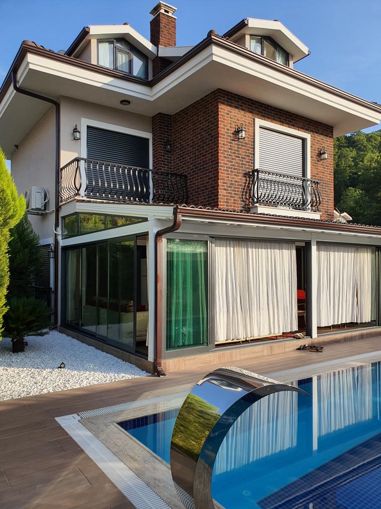 Luxury Villa for Sale in Gocek Center Private Garden Pool