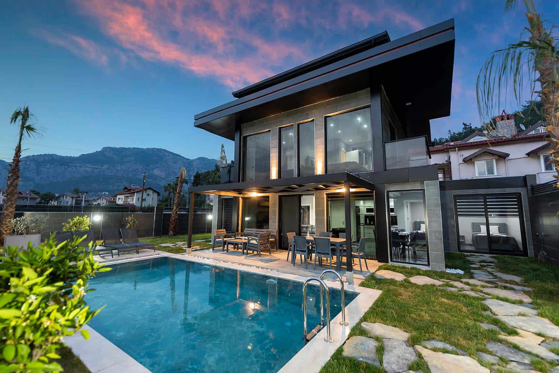 4 Bedroom Luxury Villa for Rent in Gocek